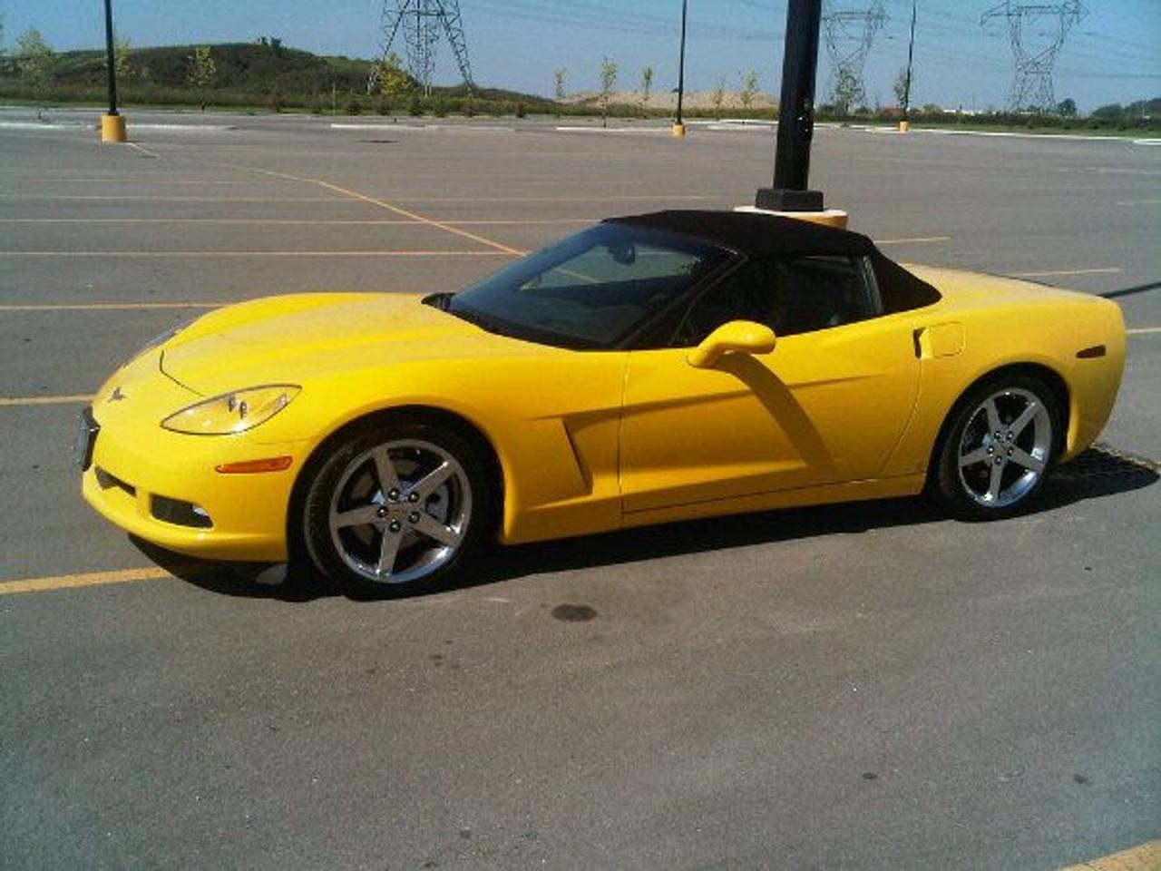 <p>FORMER EXECUTIVE RENTAL!!!!Your CORVETTE has arrived!!!! Velocity Yellow on Black Interior. Stunning Color combination and even more stunning condition. 6.0 V8 with 400 Horsepower, Tap Shift Automatic Transmission $1,565 option, 1 owner with service history, CARPROOF CLEAN!!! Includes Chrome Plated Wheels $2500 option, Power Roof, Magnetic Real Time Suspension $2,915 option, 1sb package $8,215 option, heads up display, power telescopic steering, memory package, power heated seats, in dash 6 cd changer with BOSE sound system and so much more!!! All Original CANADIAN CAR!!! Well maintained Corvette with only 38,000 km and balance of GMPP Extended warranty until march 2011!!! Car is in exceptional condition and a CANADIAN CAR so Dont miss this one. NEW is over $95,000 MSRP, Save your $$$$$$ because this one is REDUCED to only $39,999!!!!!!!!</p>