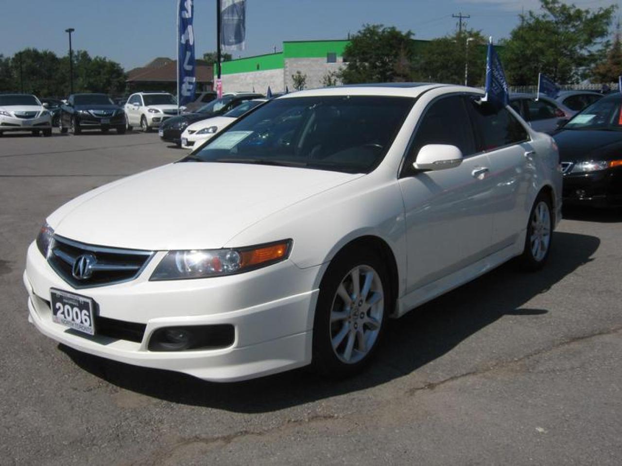 Used 2006 Acura TSX PEARL WHITE WITH FRONT AND REA for sale in Thornhill, ON