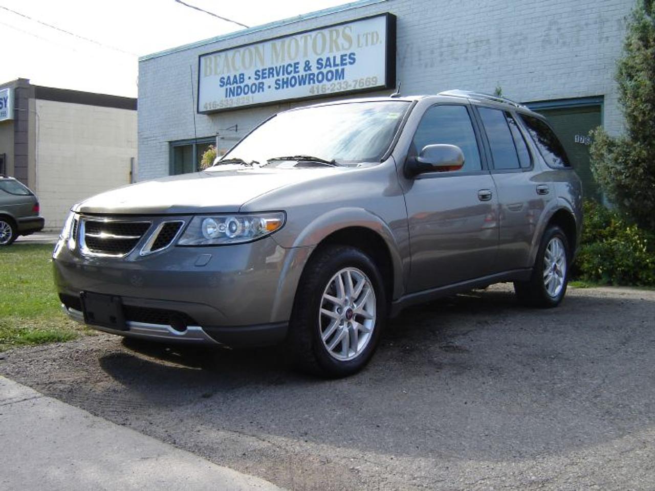 ONLY 43,068KMS ON THIS 2005 SAAB 9.7X!!! VERY WELL EQUIPPED W/18 ALLOYS, LEATHER INTERIOR, POWER SEATS, HEATED SEATS, REAR CONTROLS, XENON HEADLAMPS, DUAL ZONE CLIMATE CONTROL AND MUCH MUCH MORE!!! SOLD COMPLETE W/TWO KEYS, SAFETY CERT., E-TEST AND CARPROOF REPORT!!! (ALL PRICES PLUS HST + LICENSE)