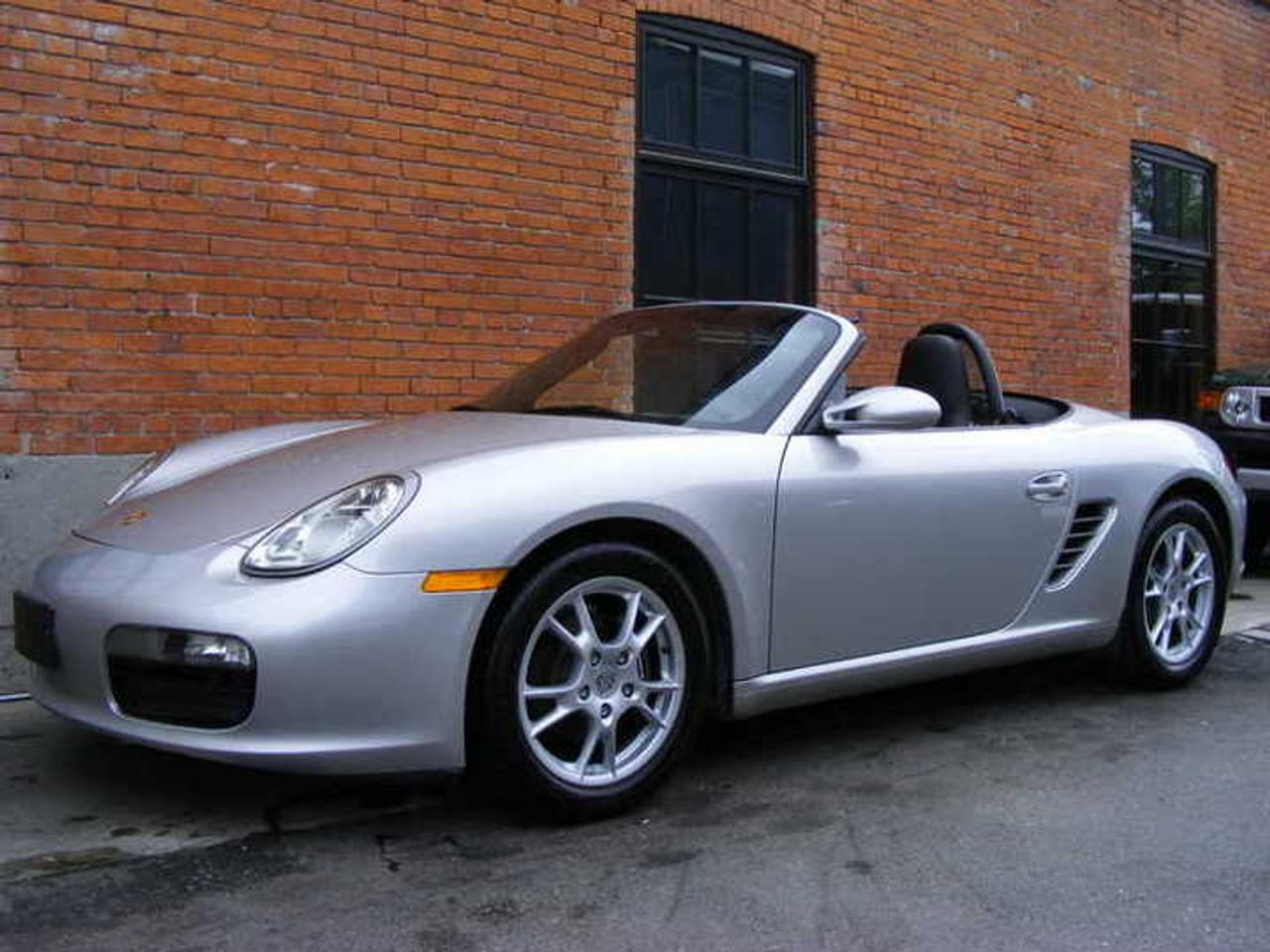 A local one owner accident free Porsche Boxster. Silver on Black leather with Black top, 5 speed, Bose Sound, Xenon headlamps, sport seats. 
Well maintained, dealer serviced, and just inspected by MCL Porsche. Lease or Finance. All trades accepted.  

Email Rob@bluestarmotors.com  Phone: 604.649.1975 
 
dlr10290
www.bluestarmotors.com