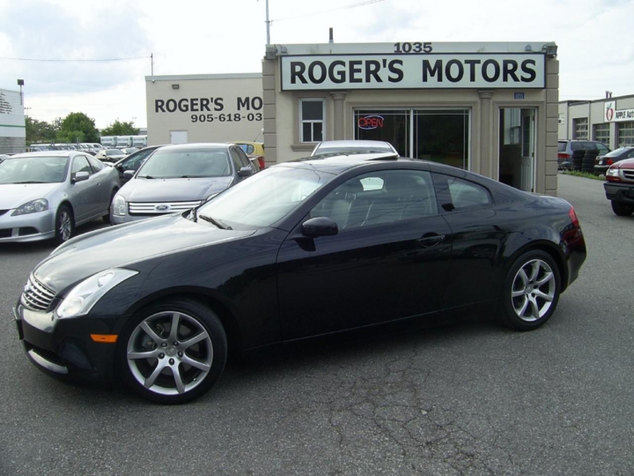 Used 2006 Infiniti G35 LEATHER - SUNROOF - BLACK - COUPE for sale in Oakville, ON