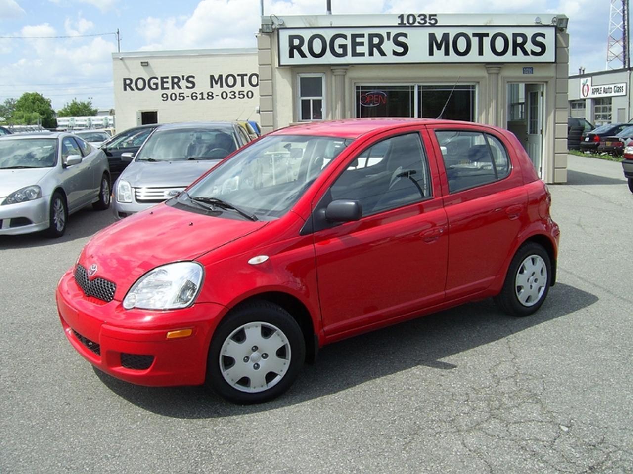 *NO ACCIDENTS* *NO HIDDEN FEES! NO ADMIN, NO PDI! JUST THE PRICE + TAX, CERTIFIED & E-TESTED NO CHARGE! FREE HISTORY REPORT WITH EVERY VEHICLE! OVER 10 YEARS IN BUSINESS** FAMILY OWNED & OPERATED! 

2005 Toyota Echo. Loaded with Manual Transmission, 125,000kms, Power Locks, Air Condition, CD Stereo, Power Steering, and Much More! One Owner Off Lease! The Body, Interior and Drive are Excellent! 

Serving the Oakville, Mississauga, Milton, Burlinton, Hamilton, and Greater Toronto Area. 

Financing Available Starting at 5.99 % O.A.C. Call Today to Schedule Your Appointment! 

Thank You For Considering Rogers Motors
