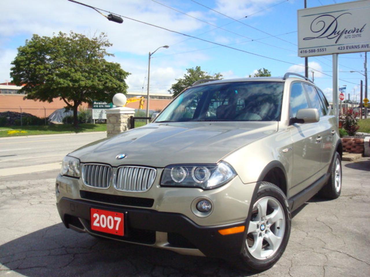 Like New! Platinum Bronze Metallic on Black Nevada leather, Automatic/AWD! I owner, meticulously maintained. Only 58,000 KM! Equipped with every available si option including Panoramic Roof and Packtronic! Balance of BMW Warranty! Only $26,995 
CERT! Finance @ $3500 down, $217 Bi-weekly/72 months, taxes included. Please visit our Website at: www.dupontautocentre.ca