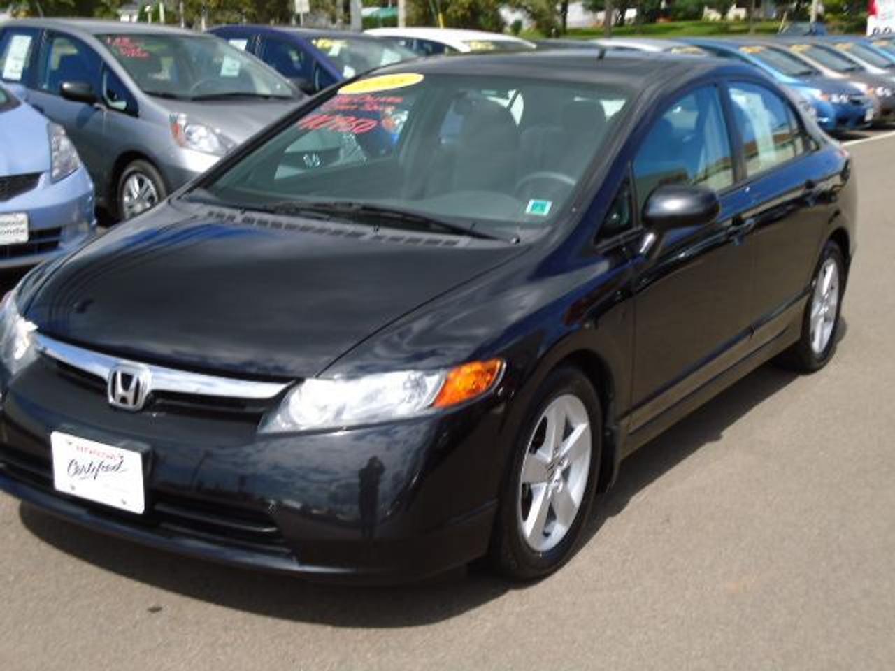 2006 HONDA CIVIC EX SEDAN MANUAL  One owner, Local Trade In.  Dealer serviced  since time of purchase.  This vehicle is loaded  with all the options including power windows,  power door locks with remote entry, power  sunroof, air conditioning, cruise control, and  much more.  Comes with four brand new tires.  FINANCING AVAILABLE FROM 2.9%  Centennial Hondas Valued Pricing: $10950  WWW.CENTENNIALHONDA.COM WWW.FACEBOOK.COM/CENTENNIALHONDA  Come visit us at Centennial Honda, located at  610 South Drive in Summerside.  We are only  45 Minutes from Charlottetown! Call us toll-free at 1 877 339-6030