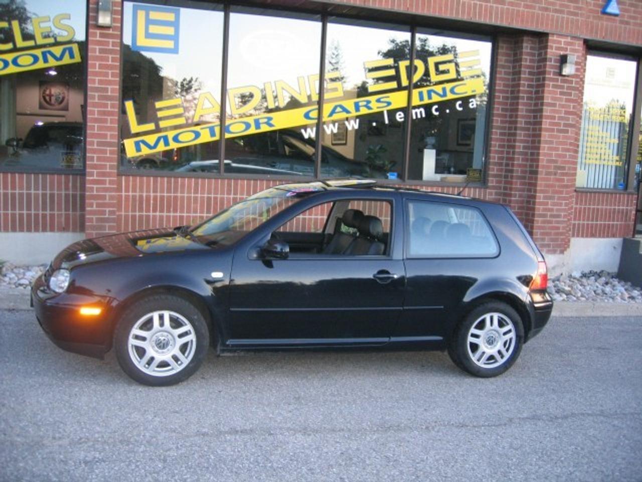 HASSLE FREE PRICING!!! PLUS APPLICABLE TAXES AND LICENSING, FINANCING AVAILABLE OAC. THIS GTI VR6 COMES WITH HEATED LEATHER SEATS, TRACTION CONTROL, SUNROOF AND MORE!! POWERFUL 2.8L VR6! FUN TO DRIVE!!A MUST SEE AND WILL NOT LAST!!! VISIT US FOR ALL YOUR VEHICLE NEEDS TODAY. OUR VEHICLES ARE TRADE-INS AT LOCAL NEW CAR DEALERS. EACH ONE IS HAND PICKED AND APPROVED BY THE LEADING EDGE SALES TEAM. FULL HISTORY IS AVAILABLE FOR ALL OUR VEHICLES. YOUR SATISFACTION IS GUARANTEED!!! PLEASE FIND OUT MORE ABOUT US AT WWW.LEMC.CA. GOOD CREDIT BAD CREDIT WE FINANCE EVERYONE!
