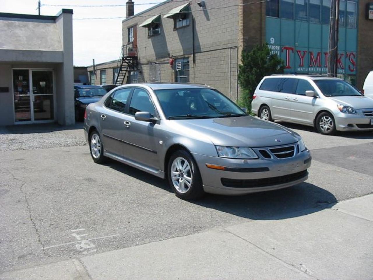 *NO BOGUS HIDDEN FEES* CAR PROOF VERIFIED! DARE TO COMPARE ON THIS VALUE PRICED, AUTOMATIC, WELL EQUIPPED, GREY ON GREY LEATHER, SAAB 9-3 SPORT SEDAN! POWER WINDOWS, LOCKS, DUAL ZONE CLIMATE, POWER DRIVER SEATS, POWER MOONROOF AND MORE! WILL BE SOLD CERT. AND E-TESTED FOR $9990 PLUS HST AND LICENSE!