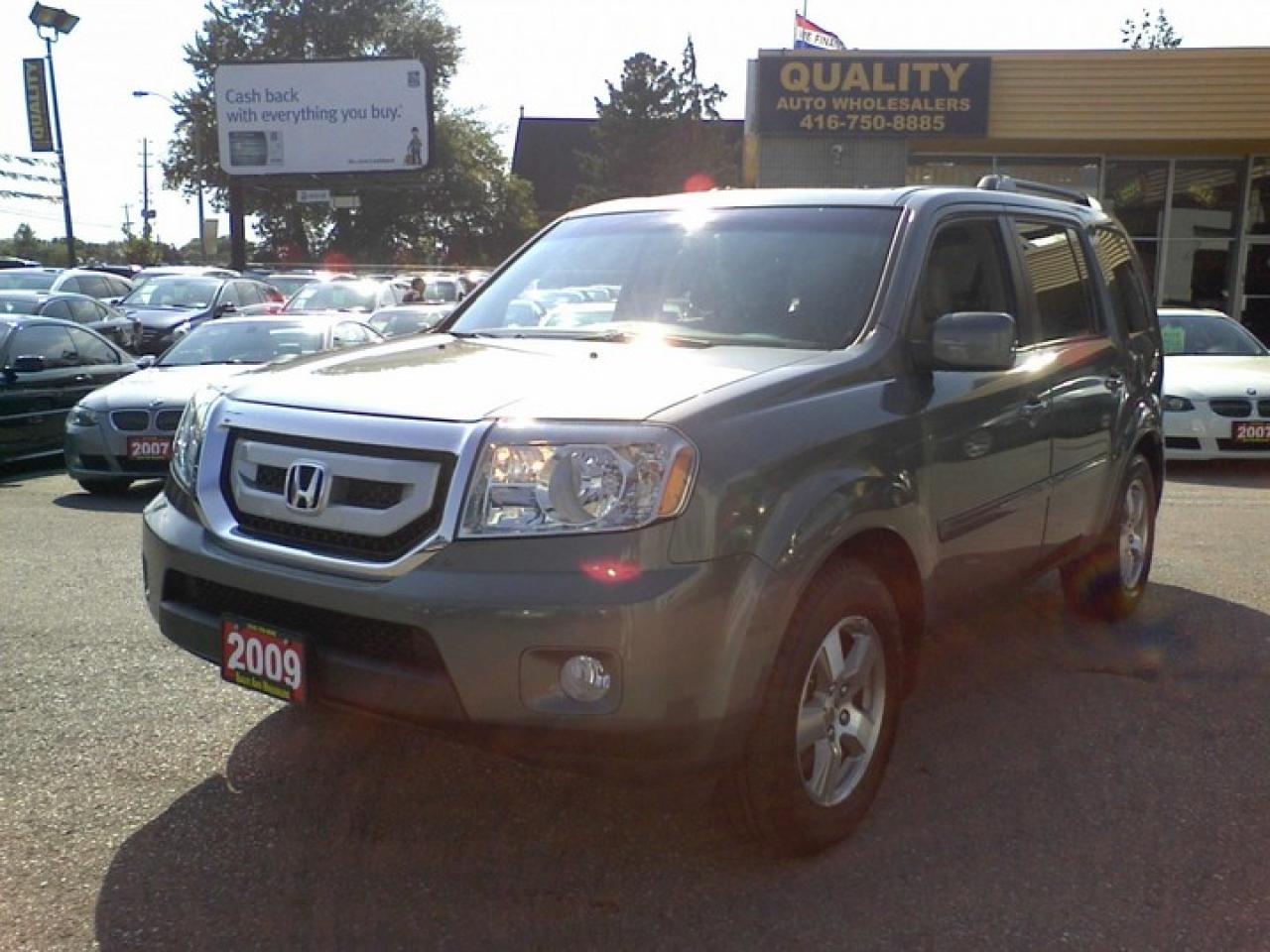 Used 2009 Honda Pilot EX-L 4WD REAR CAM LEATHER SUNROOF 8PASSENGER for sale in Scarborough, ON