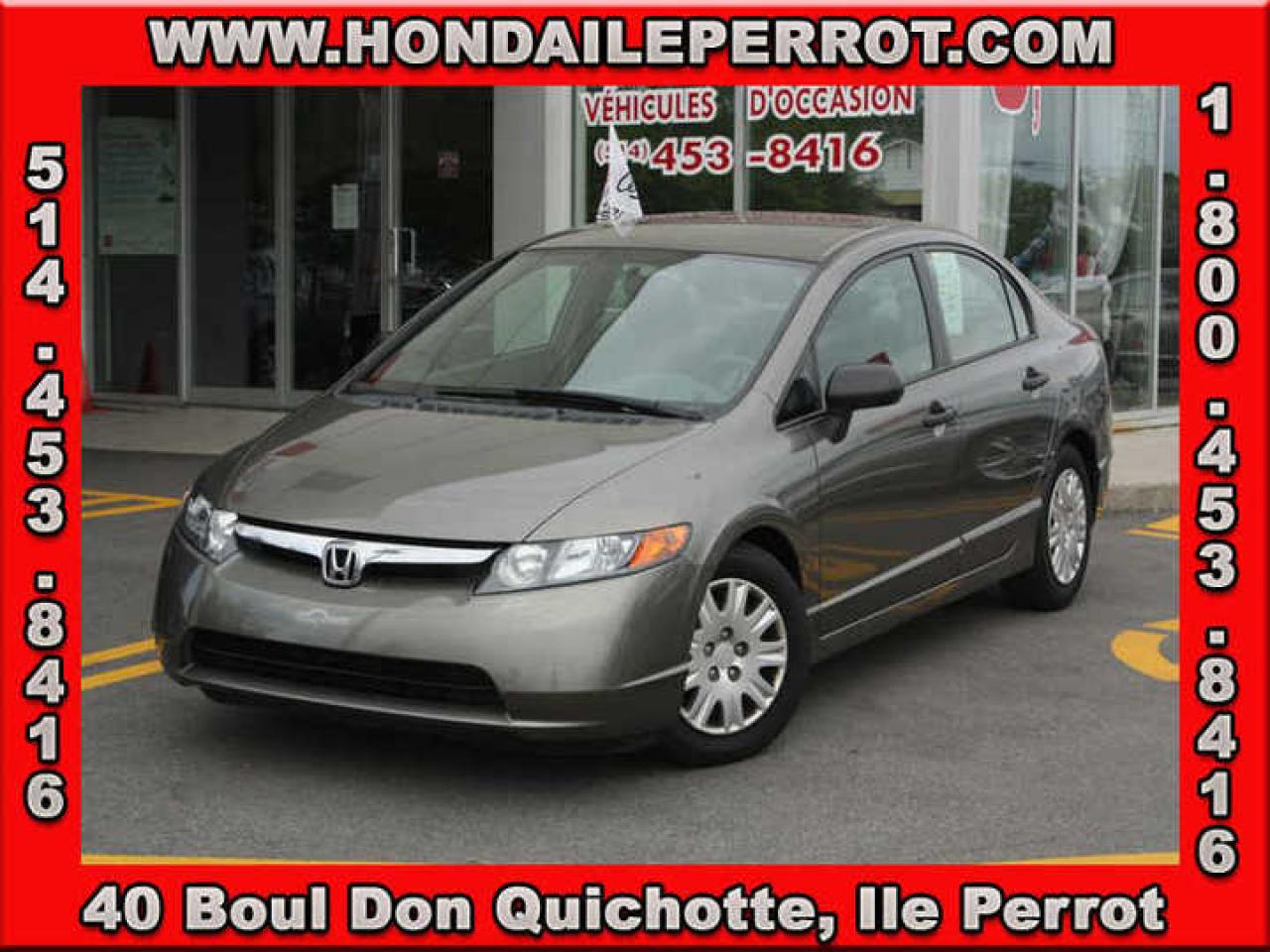 Used 2006 Honda Civic DX-G for sale in Ile Perrot, QC