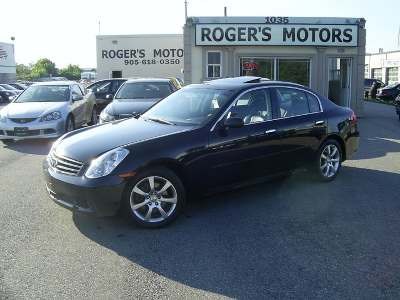 Used 2006 Infiniti G35 "X" AWD - NAVIGATION - LEATHER - SUNROOF - Sedan for sale in Oakville, ON