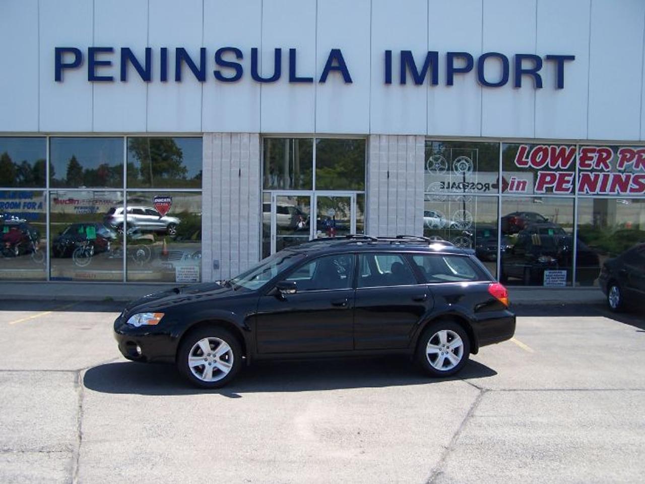 Description: 2011 SUBARU OUTBACK LIMITED  2.5L 269 km, 2011 Subaru Outback Limited, Leather, Sunroof, Navigation, Multimedia package, Rear view camera, Bluetooth, Voice-Activated control, Homelink. Easy lease or finance low low monthly payments. Trades accepted. Factory warranty with possible extended warranty available for additional 4 years. sales@peninsulaimports.com www.peninsulaimports.com 
1-800 999 1209, $35995