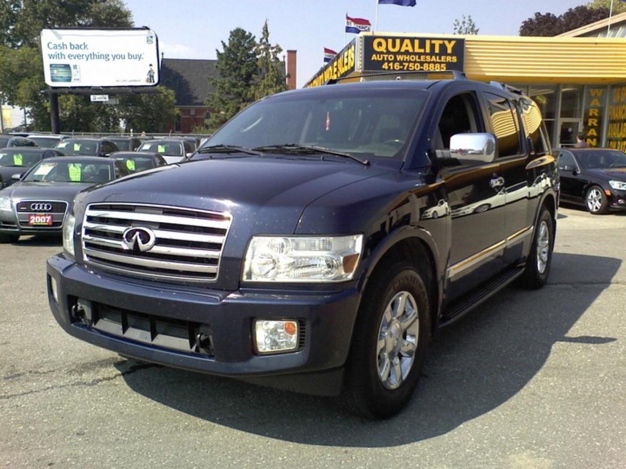 Used 2007 Infiniti QX56 4WD FACT.NAVIGATION REAR CAM 7PASSENGER for sale in Scarborough, ON