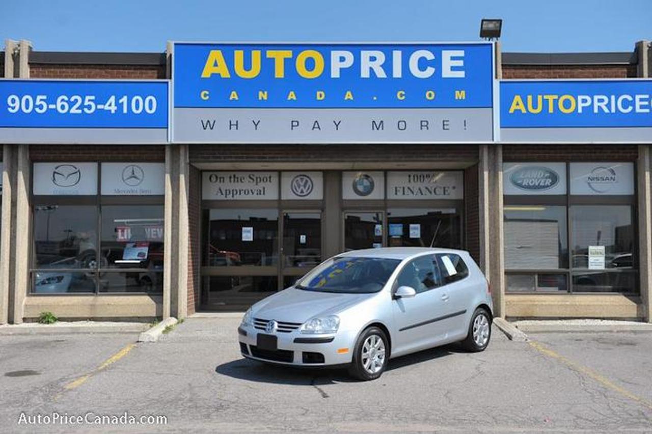 TRUST YOUR DEALER!! Online Credit App, Free CarProof History Reports & 300 vehicles @ www.autopricecanada.com. 1-866-399-7469, safetied & E-tested! Warranty with every vehicle!07 VW RABBIT HATCHBACK,2.5L,5-SPEED,ALLOYS,traction,turn signal mirrors,cd changer,full power group,auto/lights,abs,1 owner,off lease,Wont last!! CREDIT PROBLEMS? www.autopricecanada.com for 24 Hr Easy, Secure, Online Credit Application?get approved before you shop! REMEMBER, RESEARCHING YOUR DEALER IS AS IMPORTANT AS RESEARCHING YOUR VEHICLE! COMPARE OUR EQUIPMENT, MILEAGE AND PRICING!!!
