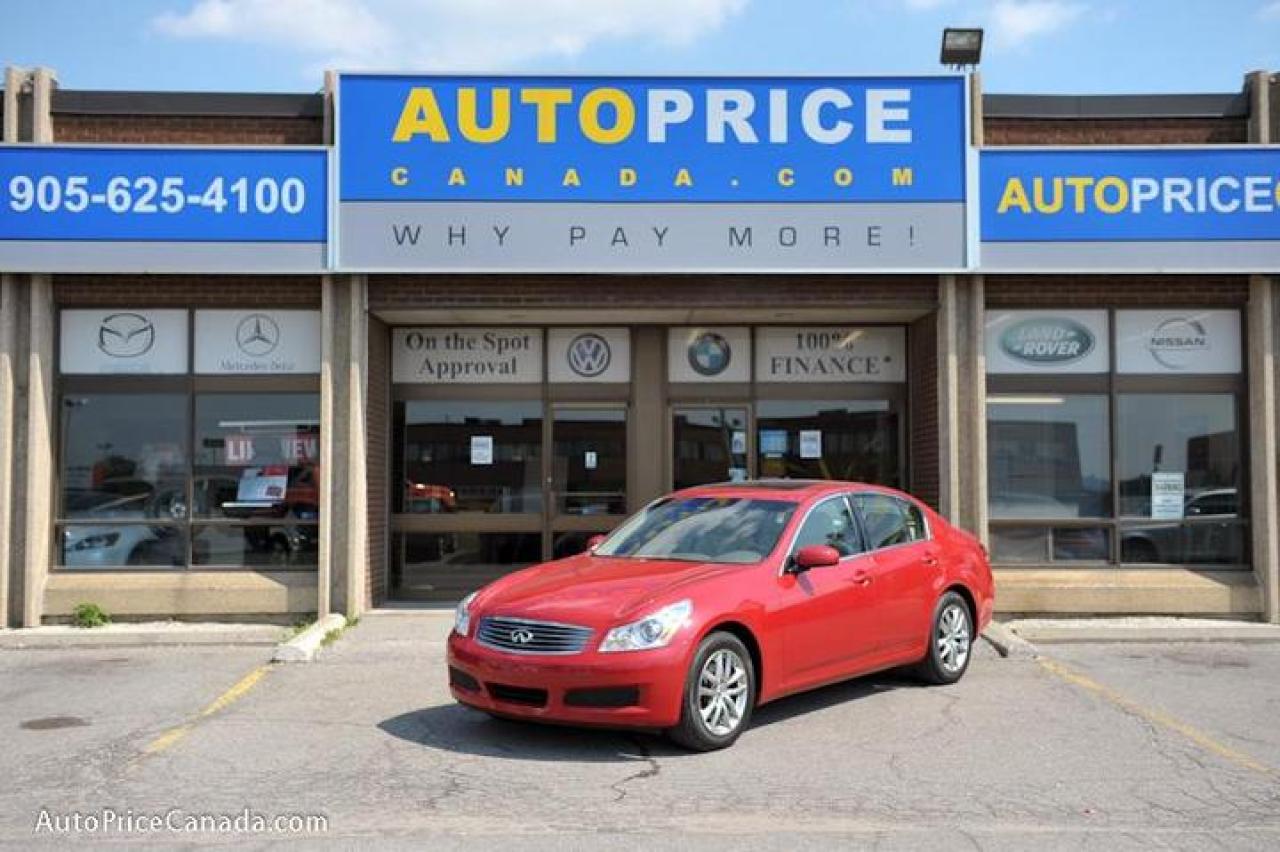 Used 2007 Infiniti G35X AWD/LEATHER/SUNROOF/TRACTION for sale in Mississauga, ON