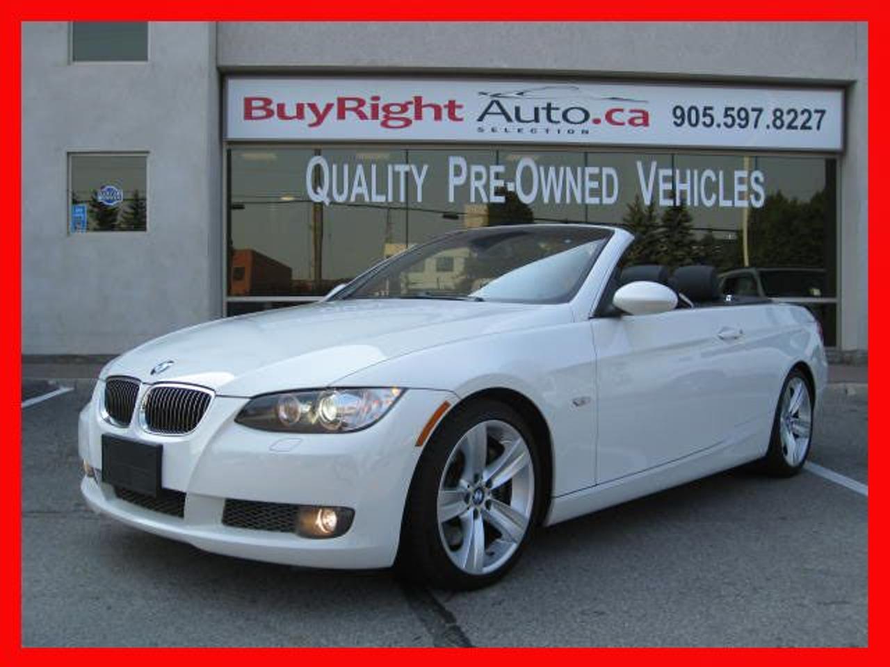 SUMMER BLOW OUT SPECIAL**BUYRIGHT WITH CONFIDENCE**NO HIDDEN FEES**JUST IN ONE ONWER OFF LEASE FROM BMW FINANCIAL,ACCIDENT FREE,PREMIUM AND SPORTS PKG,CONVIENCE PKG,WHITE ON BLACK LEATHER,CONVERTIBLE HARD TOP COUPE,SUPER CLEAN,ALL POWER OPTIONS,A MUST SEE COME IN FOR A TEST DRIVE TODAY OR VISIT US AT WWW.BUYRIGHTAUTO.CA