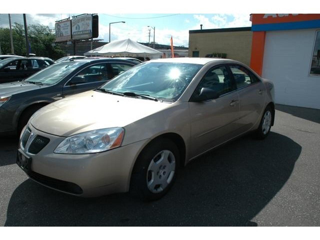 $193/Monthly for 60 months with $0 down

Exquisite machine inside and out! Premium cloth seats in a cashmere finish with matching interior seat pattern.....very sporty looking but classy with the simulated wood accents on the doors, dash and console...am/fm/cd/clock... this one is ready to take home today!!! Come in and experience the style and power of the Pontiac G6!! <br><br>------------------------------------------------------------------------------------------------------------- <br>To get this great price and a free exclusive gift from SAM on your purchase, you must print out this ad and bring it to have it signed <br><br>Discount # _______________________ <br><br>X_______________________________ <br>Sams Signature