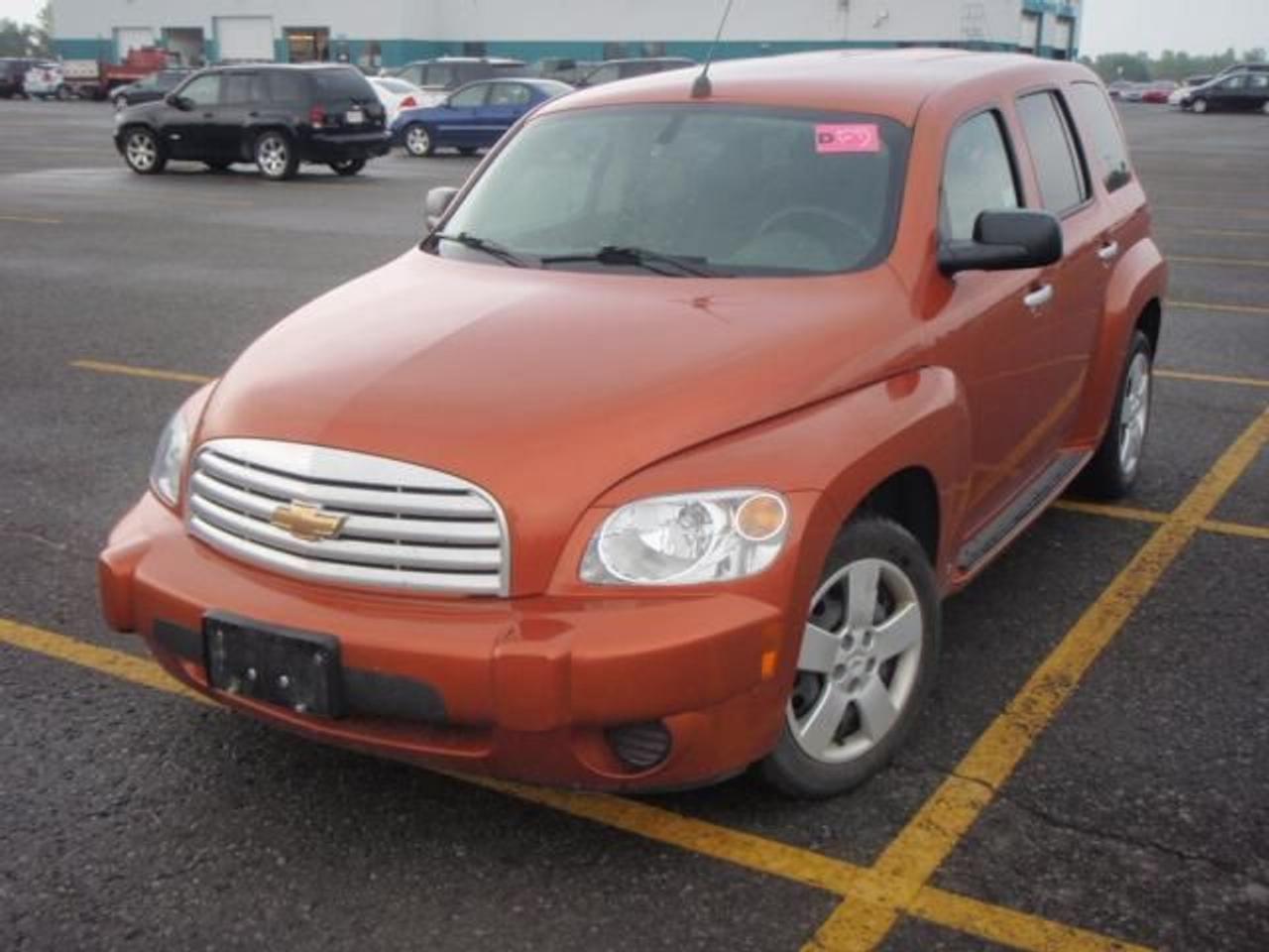 This 2007 Chevrolet HHR LS REMOTE STARTER!! GM LEASE RETURN!! Hatchback features a 2.2L L4 MPI DOHC 4 cyl Gasoline engine. It is equipped with a Manual transmission. The vehicle is Orange with a Black Cloth interior. It is offered with the remaining factory warranty. Over 400 BETTER used cars in stock!! PLEASE CALL 1-866-348-8146 5.99% Financing + no payments up to 6 months available on approved credit!! Free Trial Exchange!! A+ Better Business Bureau rating!! Voted Guelphs Favourite dealer 2004-2009!! Since 1961. Taxes, licensing, and $5.00 OMVIC fee are extra. Call for details on our Free Trial Exchange! Thank you for considering Wilsons!!! Please call 1-866-348-8146. - This Chevrolet is in Excellent overall exterior condition, Excellent overall interior condition, Cloth seats - Air Conditioning, Cruise Control, Power Steering, Power Windows, Power Door Locks, Power Mirrors, Clock, Tachometer, Digital Info Center, Tilt Steering Wheel, Driver Airbag, Passenger Airbag, Keyless Entry, ABS Brakes, Rear Defogger, Intermittent Wipers, AM-FM, CD Player, Wheels, Cloth Interior Surface - Contact The Internet Department at 866-738-6045 or leads@markwilsonsbetterusedcarstc.dealer.com for more information. -