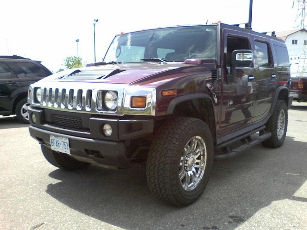 This Hummer is Gorgeouse, Seriouse wheel and tire pkg,DVD Built into headrests, leather, roof, extra clean, lady driven,....Can you handle a  <br />payment of $500 a month???  <br />Park this one in your driveway.. <br />Both sets of wheels and tires available. <br /><br />