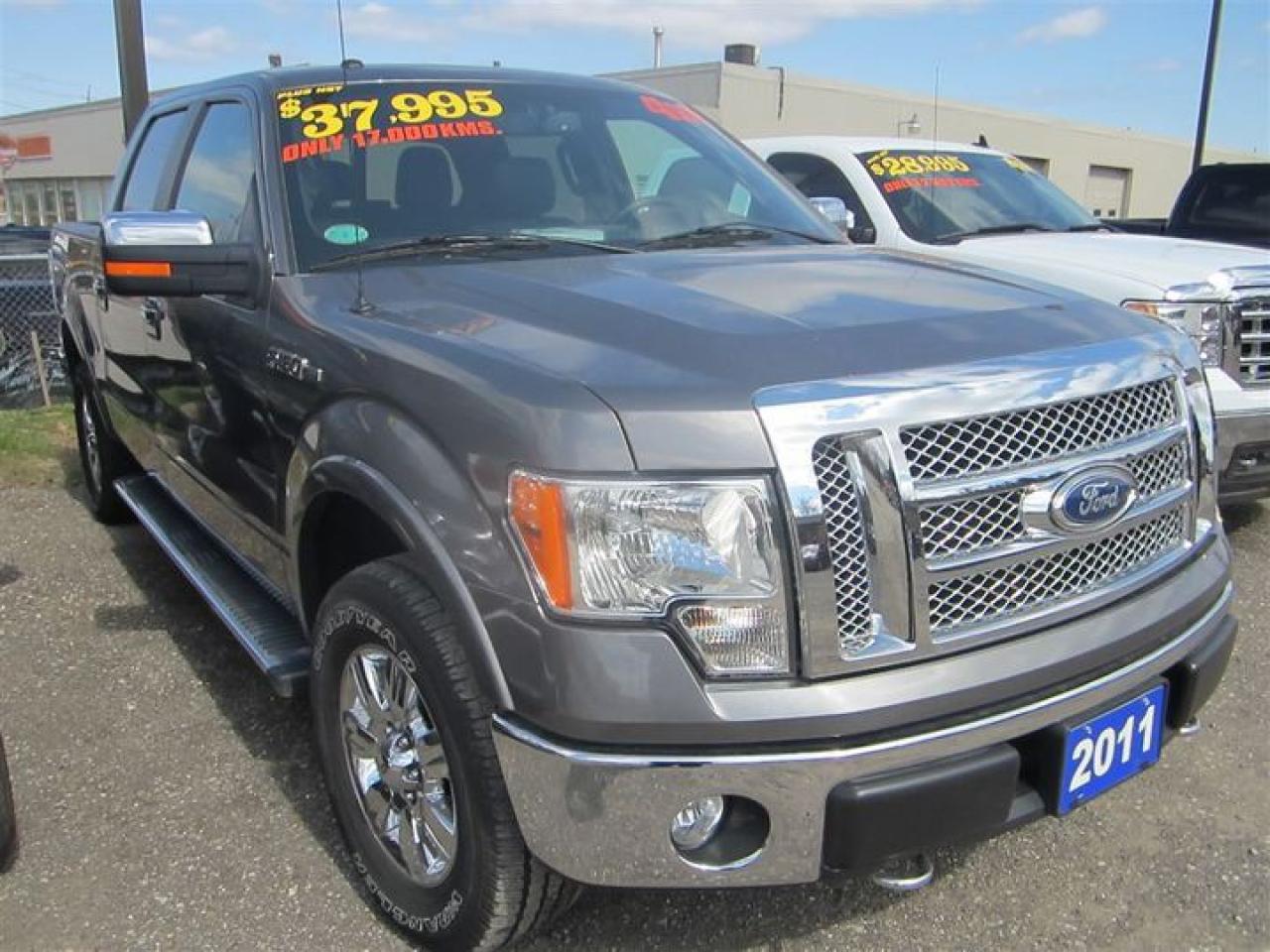 Used 2011 Ford F-150 SUPER CREW LARIAT 4X4 SUNROOF NAV LEATHER for sale in Orangeville, ON