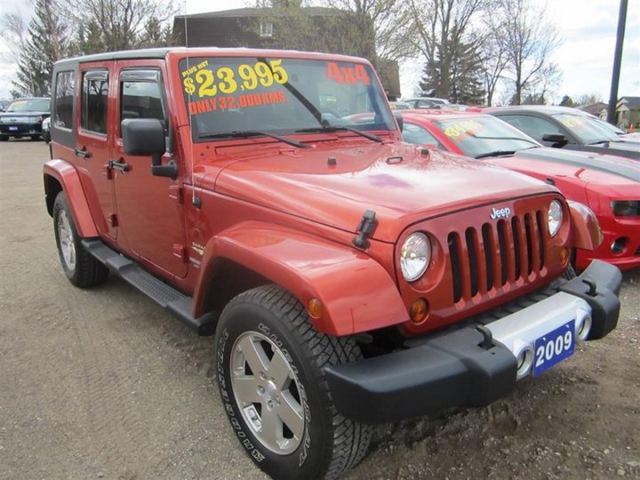 Used 2009 Jeep Wrangler Unlimited SAHARA 4X4 A/C ALLOYS for sale in Orangeville, ON