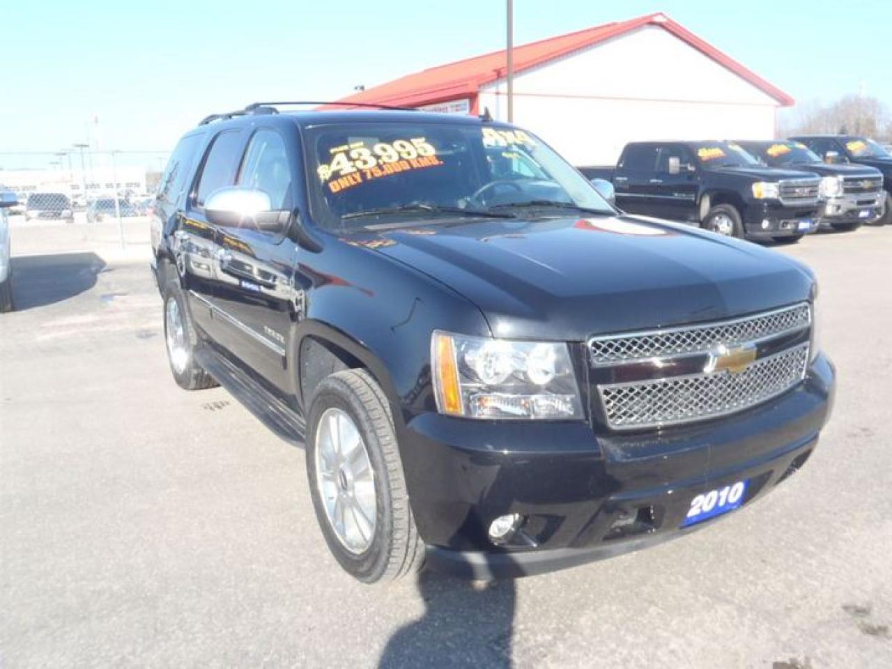 Used 2010 Chevrolet Tahoe LTZ 4X4 NAV DVD SUNROOF LEATHER 7 PASS for sale in Listowel, ON