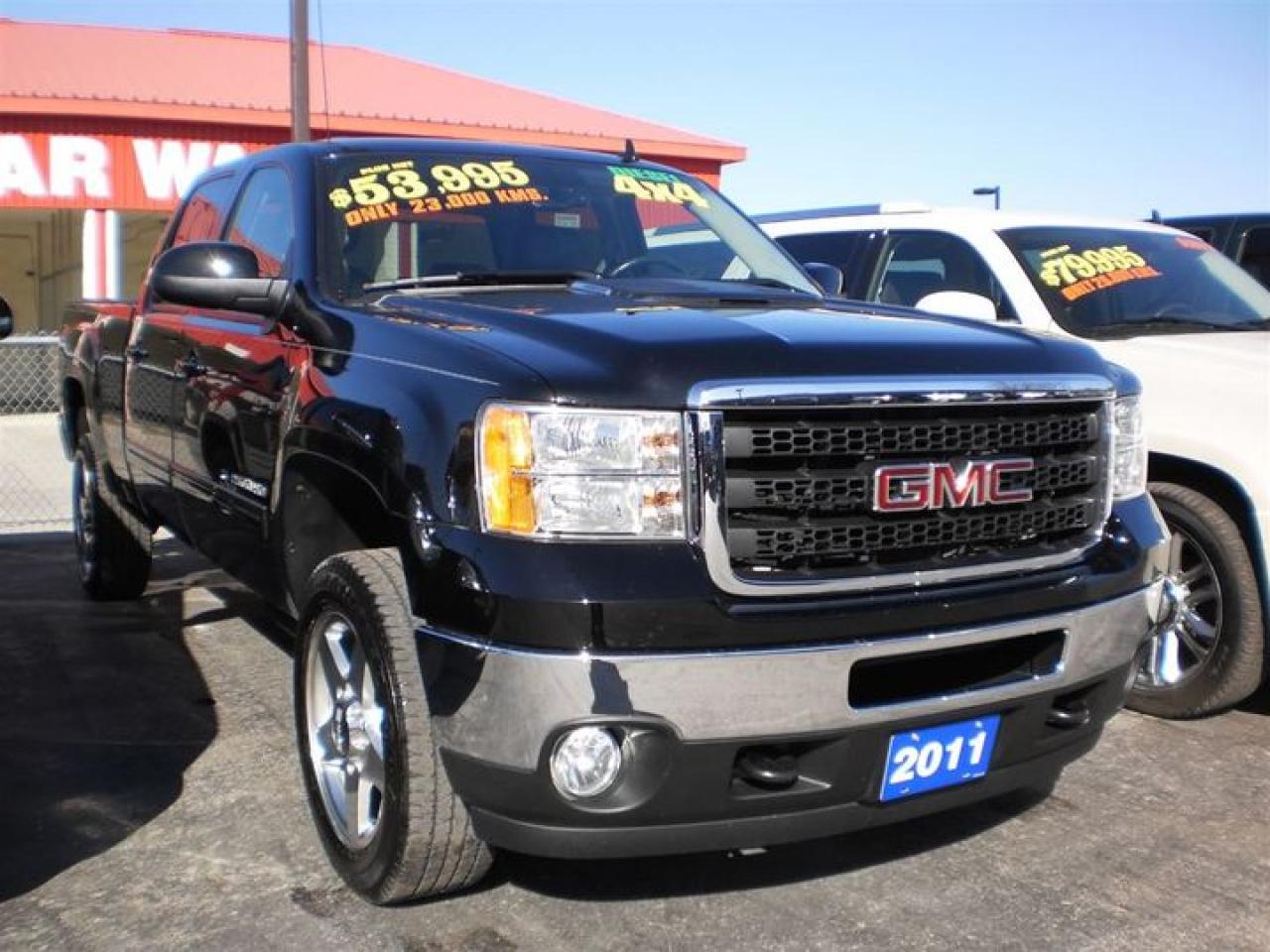 Used 2011 GMC Sierra 2500HD SLT DIESEL CREW CAB 4X4  LEATHER for sale in Listowel, ON
