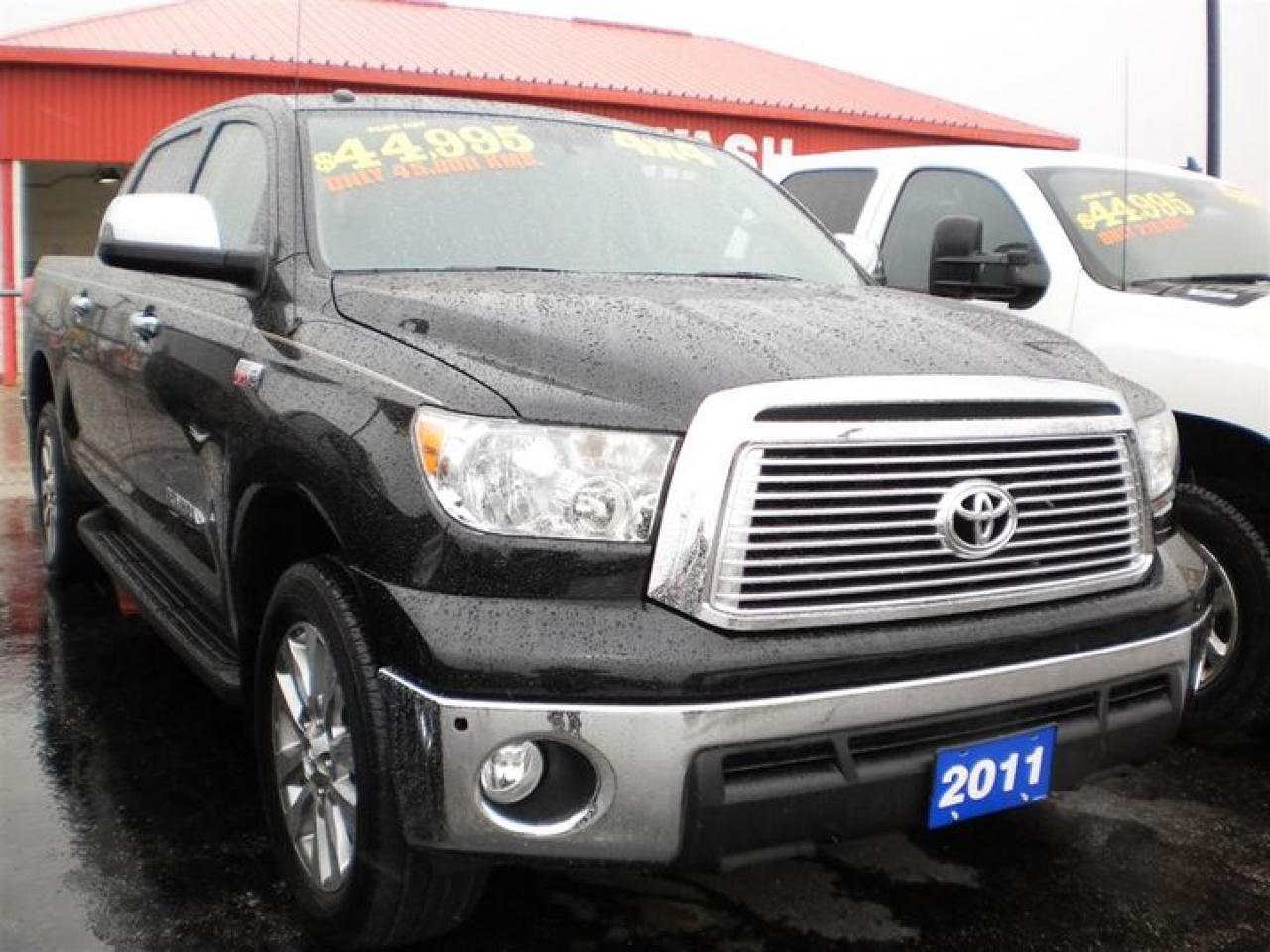 Used 2011 Toyota Tundra CREW MAX LIMITED PLATINUM 4X4 NAV SUNROOF LEATHER for sale in Listowel, ON
