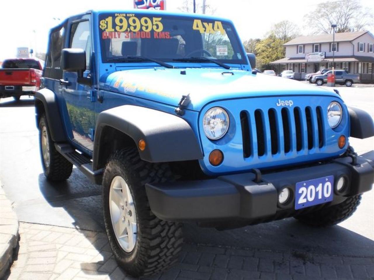 Used 2010 Jeep Wrangler SPORT  ISLANDER 4X4 SOFT TOP for sale in Listowel, ON