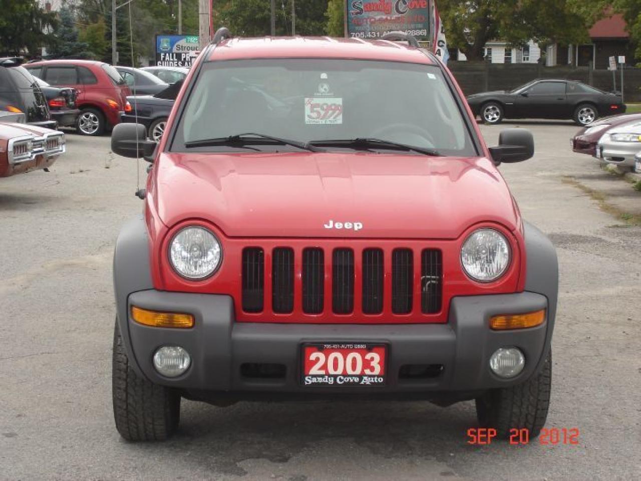 Used 2003 Jeep Liberty 4x4 3.7L for sale in Innisfil, ON
