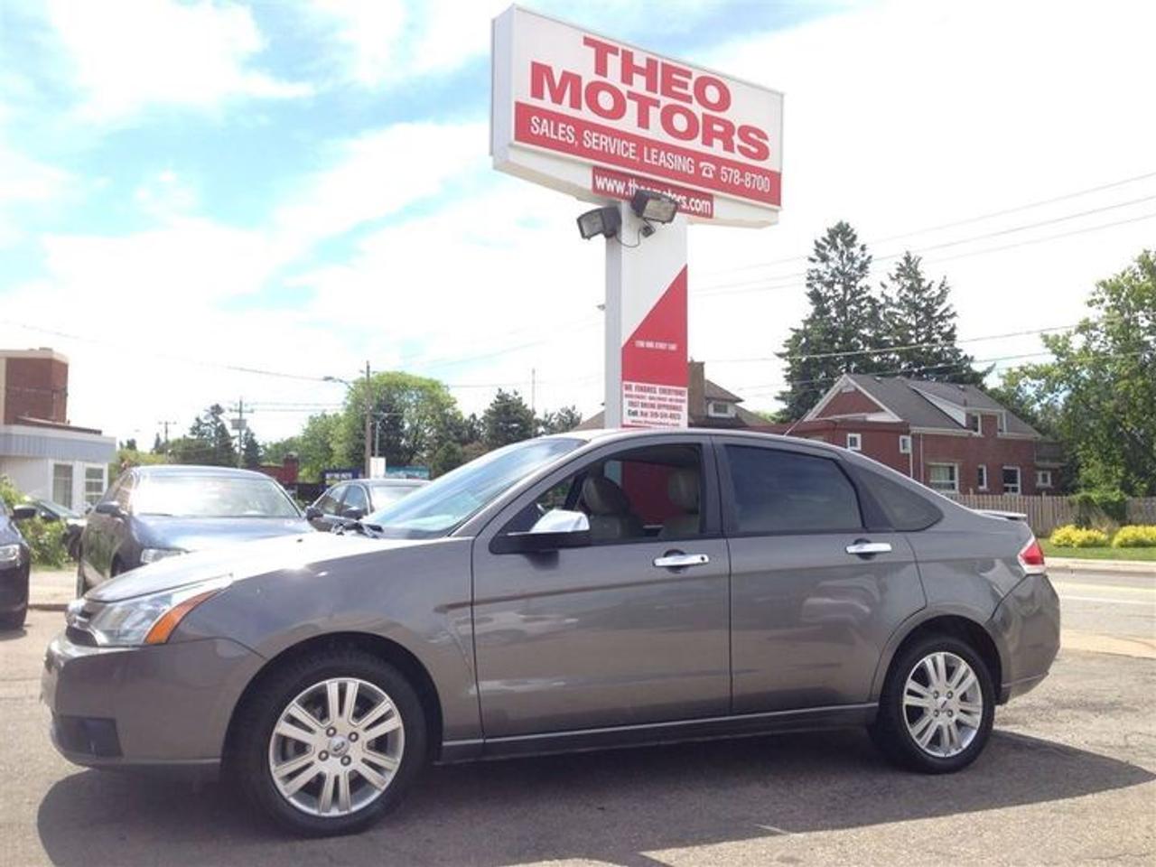 [CARPROOF VERIFIED $0 - NO ACCIDENTS] BEIGE LEATHER INTERIOR - HEATED SEATS/MIIRORS - BLUETOOTH W/ MICROSOFT SYNC - AUX IN/MP3/USB - PREMIUM AUDIO - POWER SUNROOF - ILLUMINATED DOOR HANDLES - STEERING AUDIO CONTROL - KEYLESS ENTRY - FOG LIGHTS - ABS - 16 INCH WHEELS - TINTED WINDOWS - TILT/TELESCOPING STEERING - REAR SPOILER - TEMPERATURE GAUGE - COMPASS - Easy online application at WWW.THEOMOTORS.COM. Everyone and all credit welcome!! We have over 200 used Cars, Trucks, Vans and SUVs  available.! PLEASE CALL1 (519)772-3040. Ask about our exclusive  preferred financing! This ACCIDENT FREE FORMER LEASE return comes  CERTIFIED  SERVICED  E-TESTED  and 167 point inspection at NO EXTRA CHARGE. A+ Better Business Bureau rating!! Taxes and licensing are extra. Financing special is on approved credit only, and a minimum loan of $7,500. Accrued interest must be paid on a 6-month payment deferral. Cost of borrowing a $20,000 car over a 48 month term at 4.99% is $2,377.28. THANK YOU and we appreciate  your consideration at THEOMOTORS.SERVING K-W AREA FOR OVER 30 YEARS!!