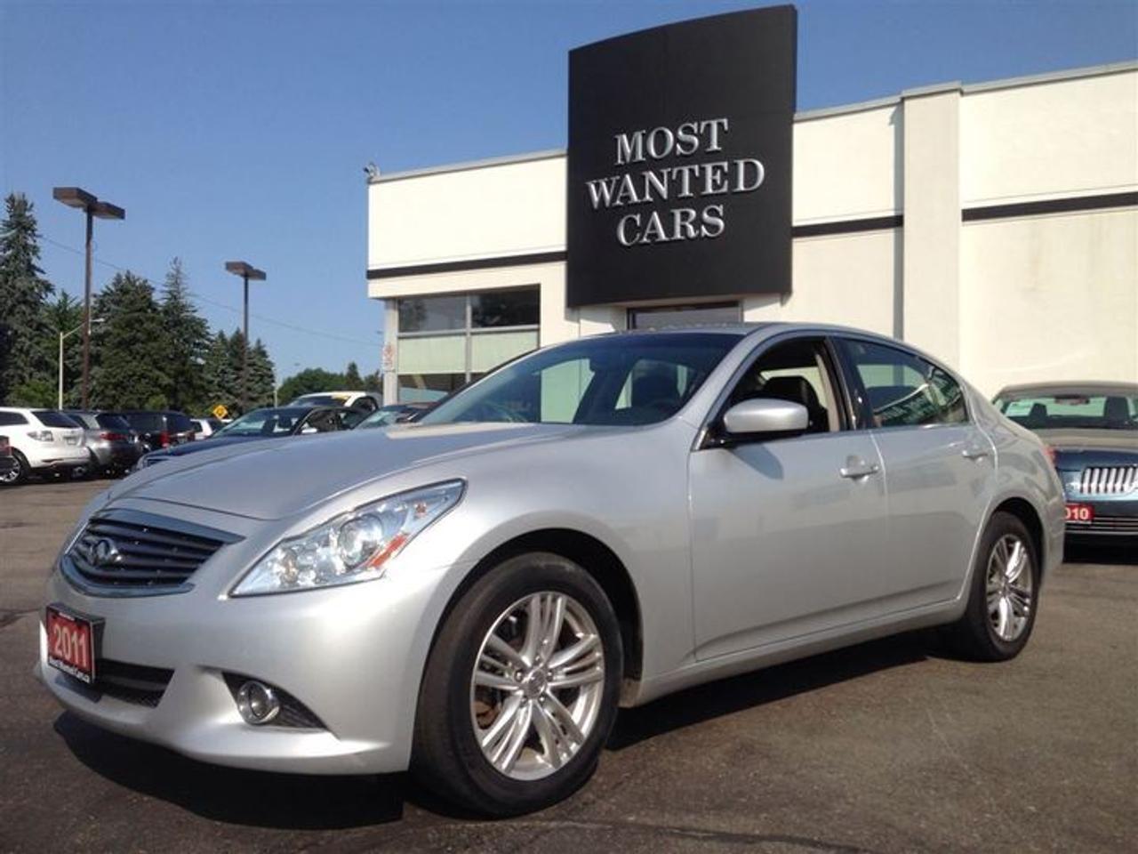 [CARPROOF VERIRIFED $0 - ACCIDENT FREE] - NISSAN CNADA FINANCE - ALL WHEEL DRIVE - BOSE SOUND SYSTEM - BLUETOOTH - AUX.MP3 IN - STEERING WHEEL AUDIO CONTROLS - POWER SUNROOF - POWER/ADJUSTABLE/MEMORY/HEATED SEATS - REAR CAMERA - BACK UP SENSORS - SMART KEY W/ PUSH ENGINE START - XENON HEADLIGHTS - ALLOY WHEELS - AUTO/DUAL CLIMATE CONTROL - POWER WINDOWS/MIRRORS/DOORS - VEHICLE STABILITY CONTROLE - ABS - FOG LIGHTS - HOME-LINK SYSTEM - DUAL EXHAUST - POWER TILT & TELESCOPIC STEERING WHEEL - Easy online application at WWW.THEOMOTORS.COM. Everyone and all credit welcome!! We have over 200 used Cars, Trucks, Vans and SUVs  available.! PLEASE CALL1 (519)772-3040. Ask about our exclusive  preferred financing! This NISSAN CANADA ACCIDENT FREE FORMER LEASE return comes CERTIFIED  SERVICED  E-TESTED  and 167 point inspection at NO EXTRA CHARGE. A+ Better Business Bureau rating!! Taxes and licensing are extra. Financing special is on approved credit only, and a minimum loan of $7,500. Accrued interest must be paid on a 6-month payment deferral. Cost of borrowing a $20,000 car over a 48 month term at 4.99% is $2,377.28. THANK YOU and we appreciate  your consideration at THEOMOTORS.SERVING K-W AREA FOR OVER 30 YEARS!!