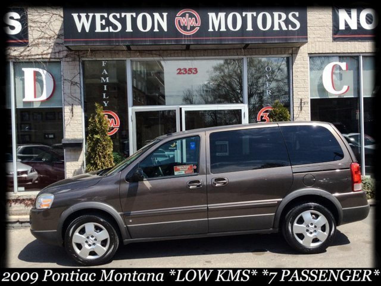 2009 Pontiac Montana Sv6 LOW KMS!* GREAT FAMILY MOVER* CAPTAIN CHAIRS*