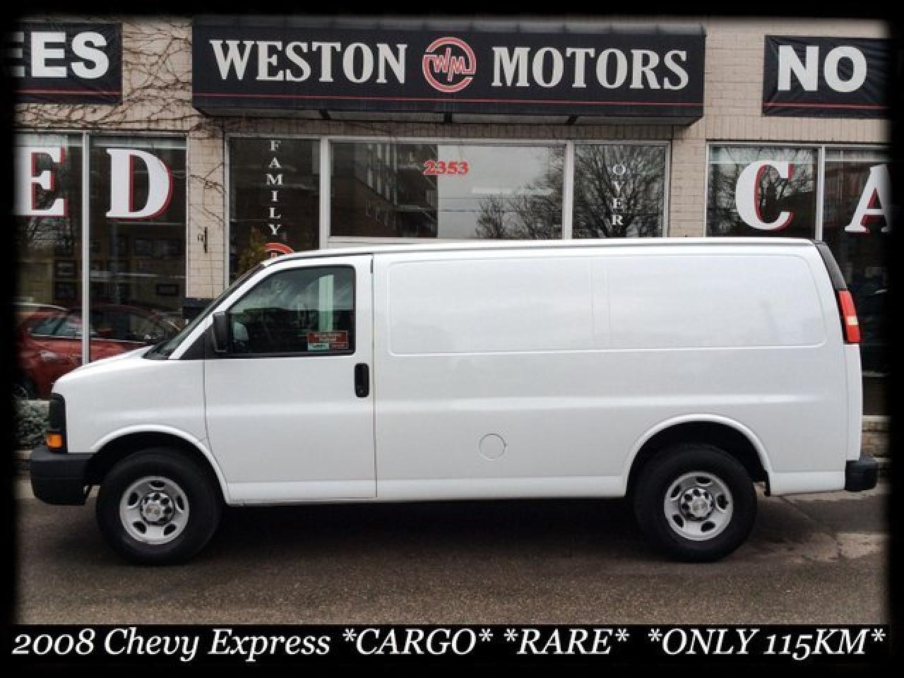 2008 Chevrolet Express CARGO* RARE* ONLY 115KMS!* SHELVING
