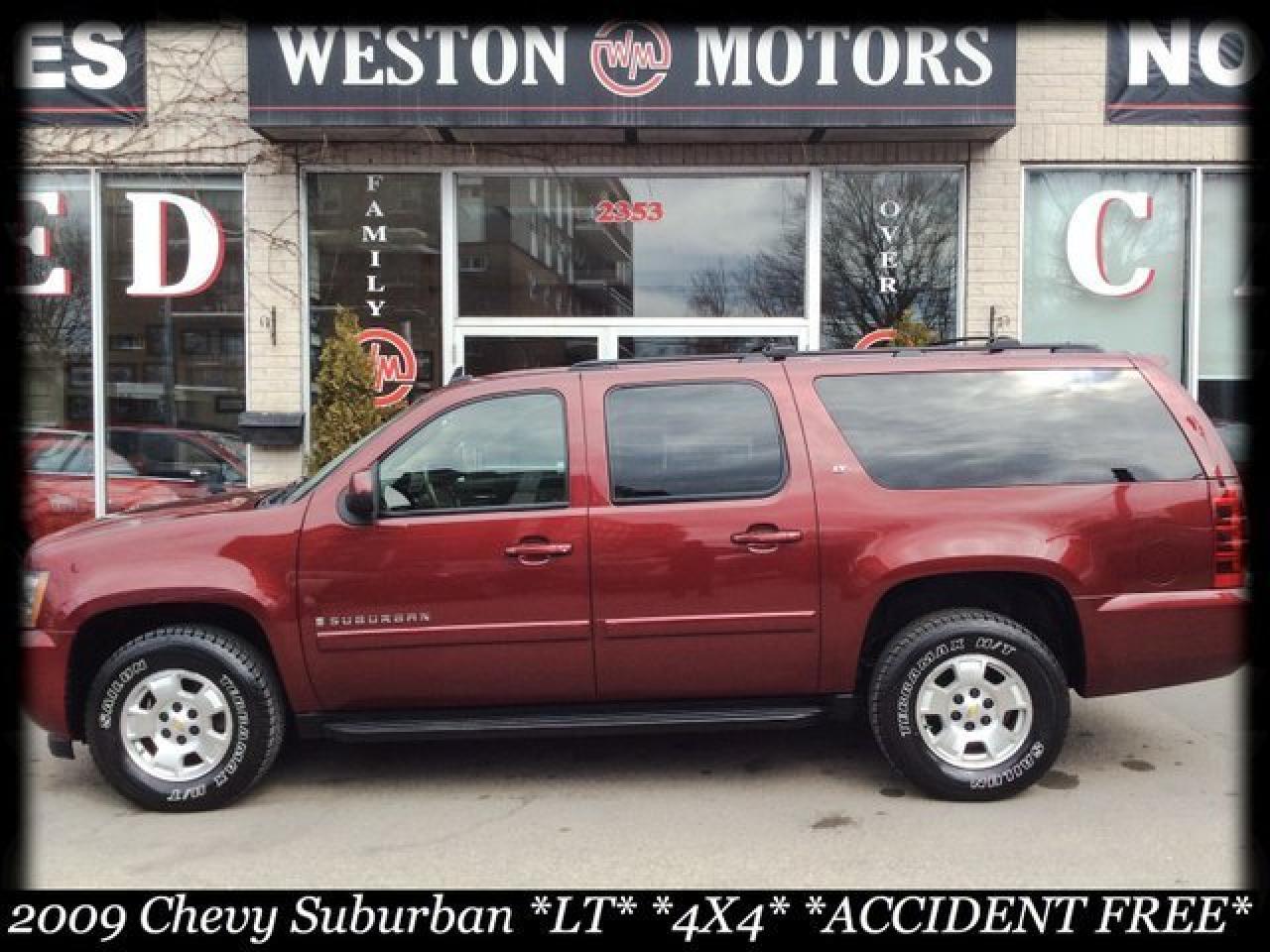 2009 Chevrolet Suburban 1500 LT* 4X4* ACC FREE* LEATHER* NEW TIRES