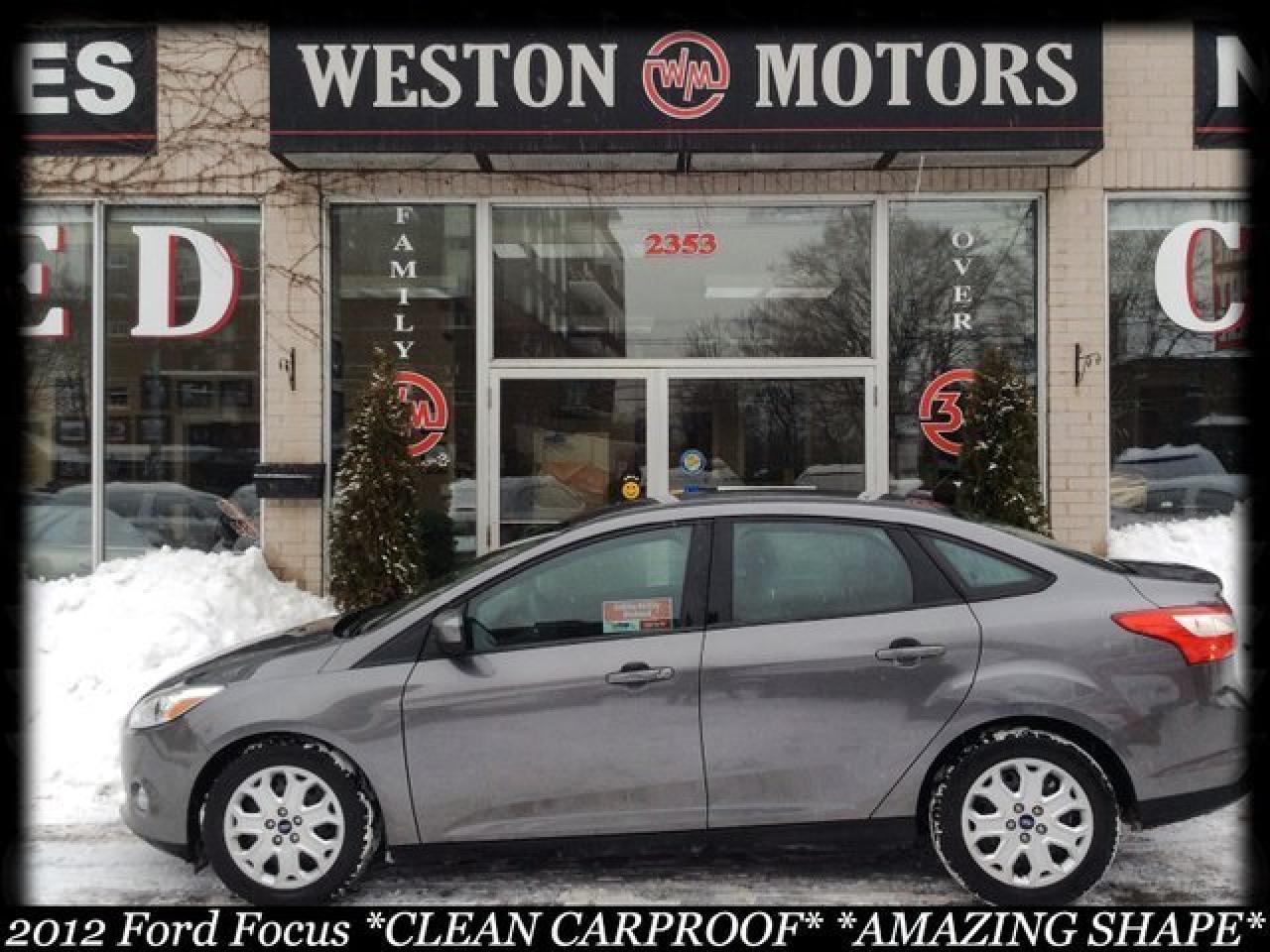 2012 Ford Focus SE* LOW KMS!* CLEAN CARPROOF* AMAZING SHAPE