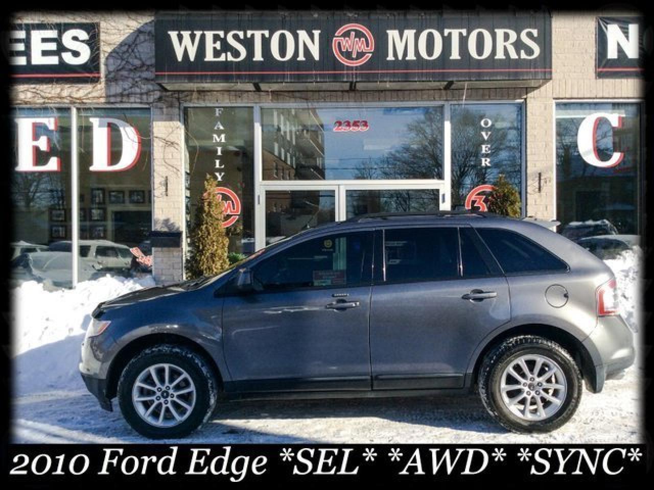 2010 Ford Edge SEL* AWD* SYNC* FULLY LOADED* HEATED SEATS