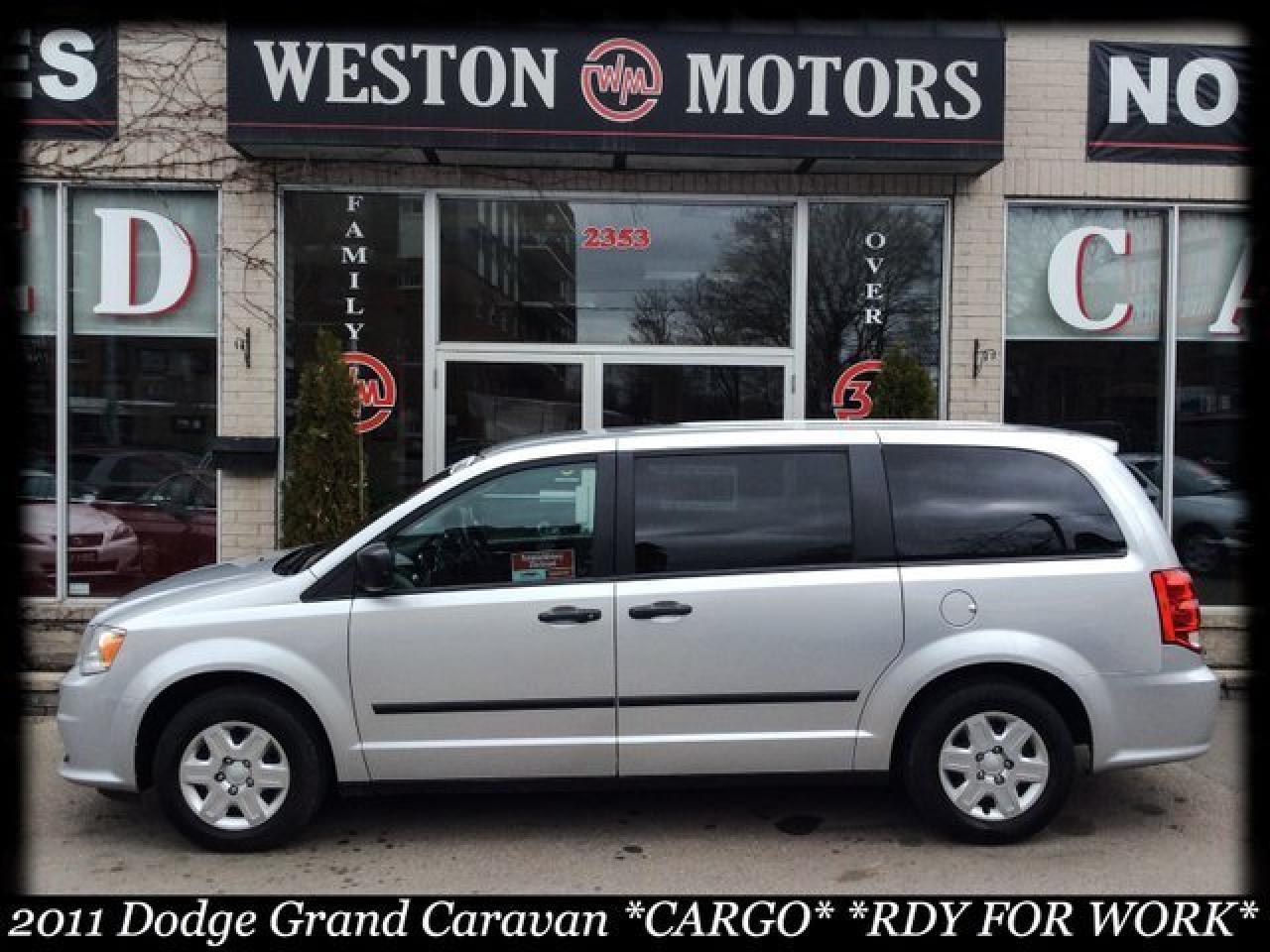 2011 Dodge Grand Caravan CARGO* CUSTOM METAL SHELVING* FLEX FUEL* RDY FOR WRK