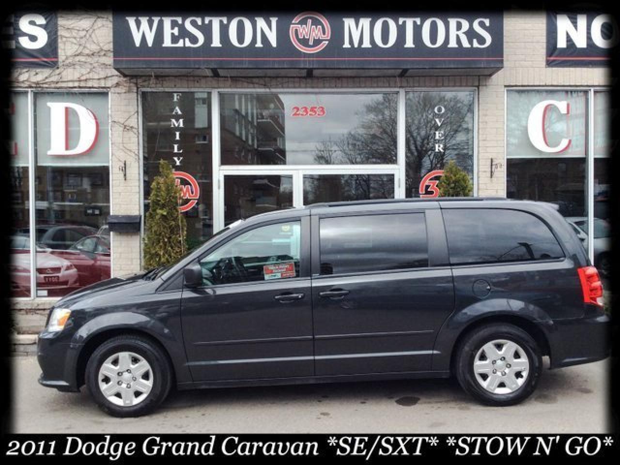 2011 Dodge Grand Caravan SE/SXT* STOW'NGO* LOW KM* CPTN CHAIRS