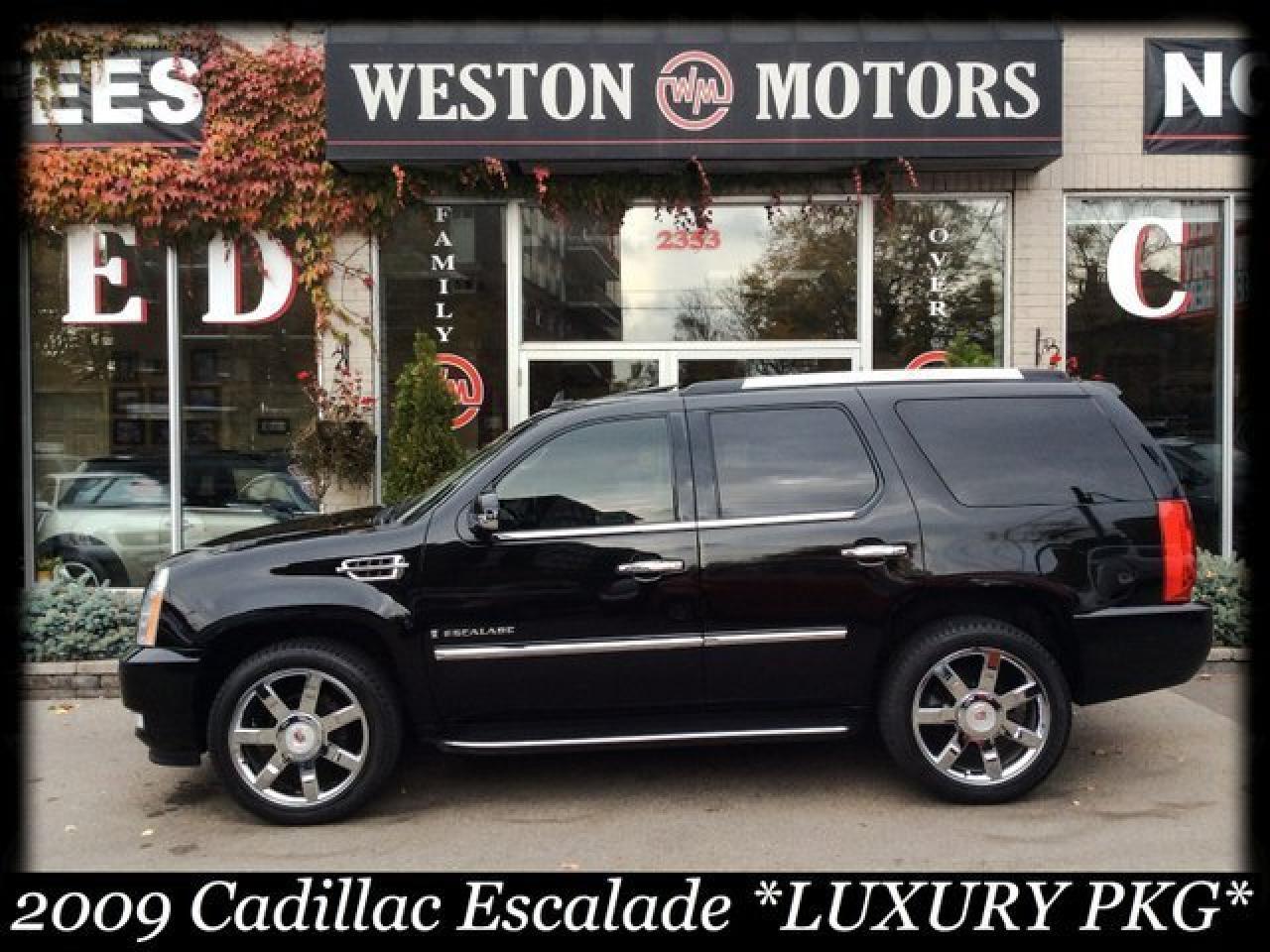 Used 2009 Cadillac Escalade LUXURY PKG* LOW KMS* NAVI&DVD* SUNROOF* LEATHER for sale in Toronto, ON