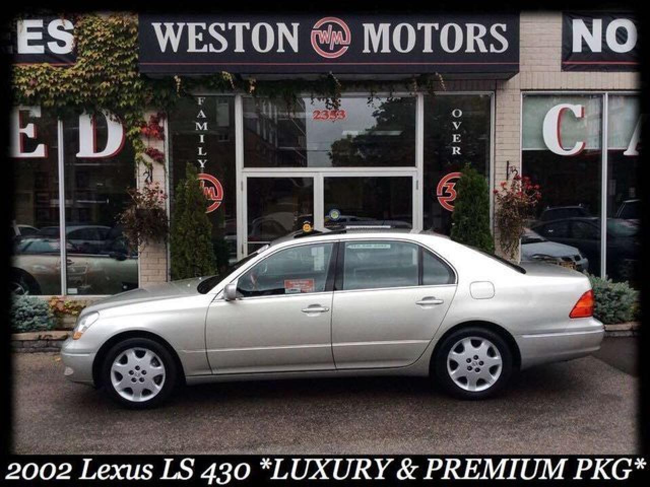 2002 Lexus LS 430 LUXURY PKG* PREMIUM PKG* SUNROOF