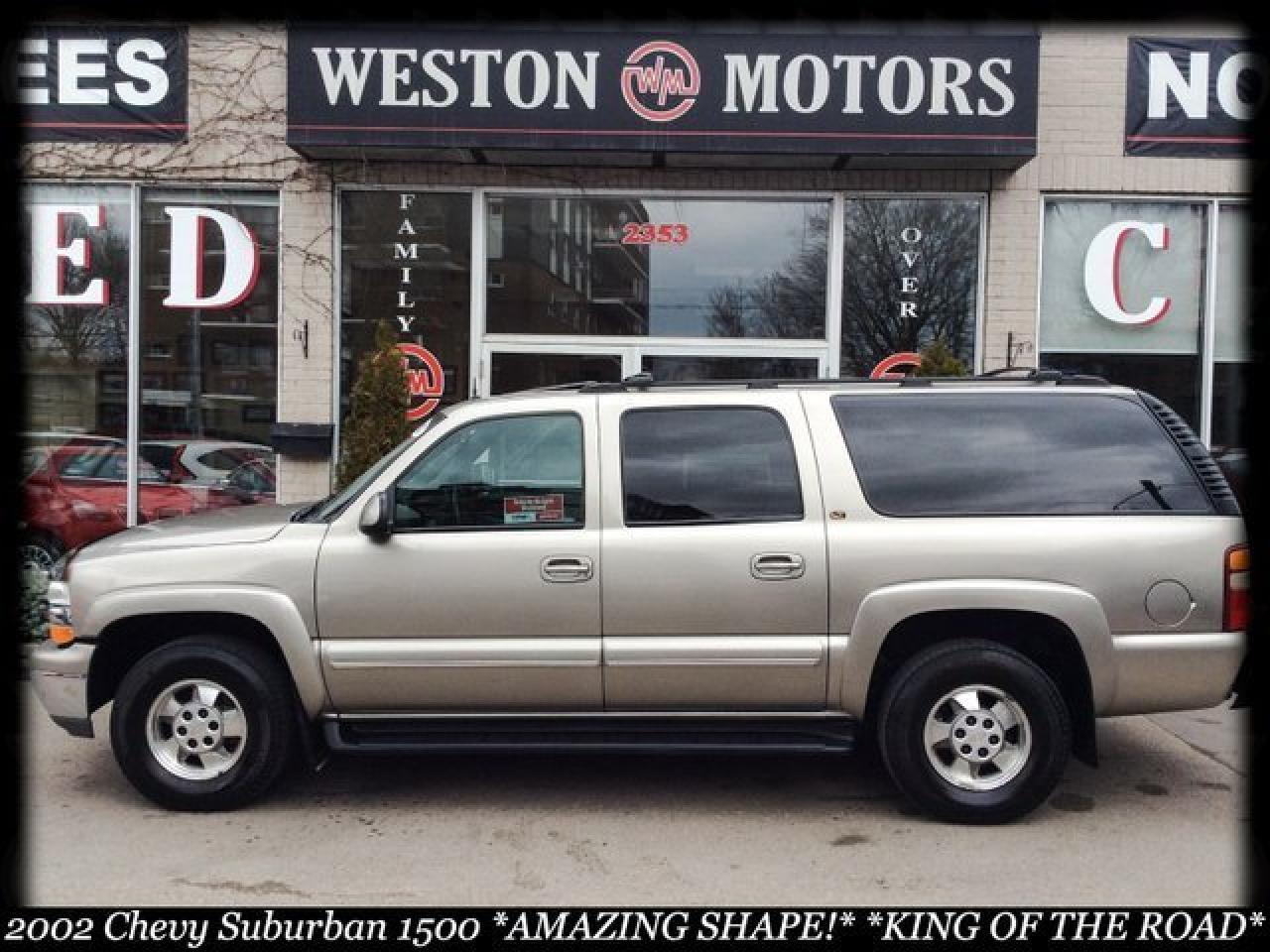 2002 Chevrolet Suburban 1500 4X4* LEATHER* SUNROOF* ROOF RACKS