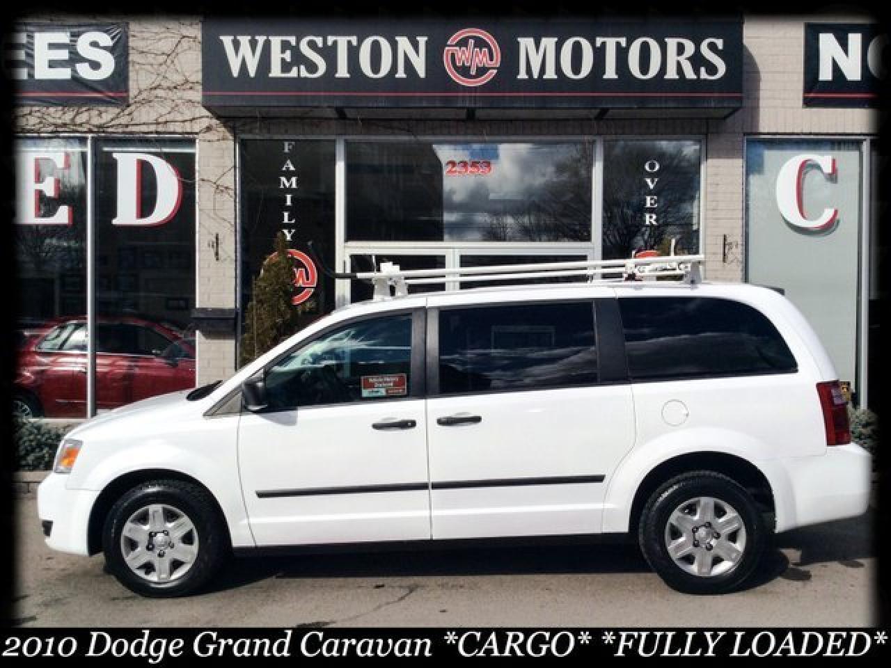 2010 Dodge Grand Caravan CARGO* ACC FREE* A/C* ROOF RACKS* FULLY LOADED