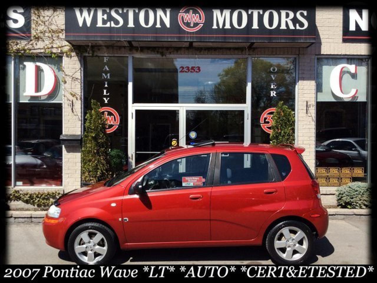 2007 Pontiac Wave5 LT* 4X4* SUNROOF* CERT&ETESTED