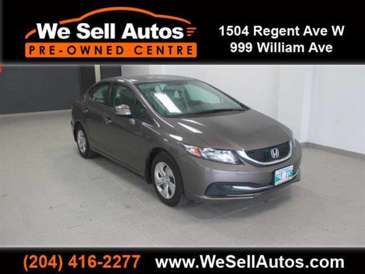 Used 2013 Honda Civic  for sale in Winnipeg, MB