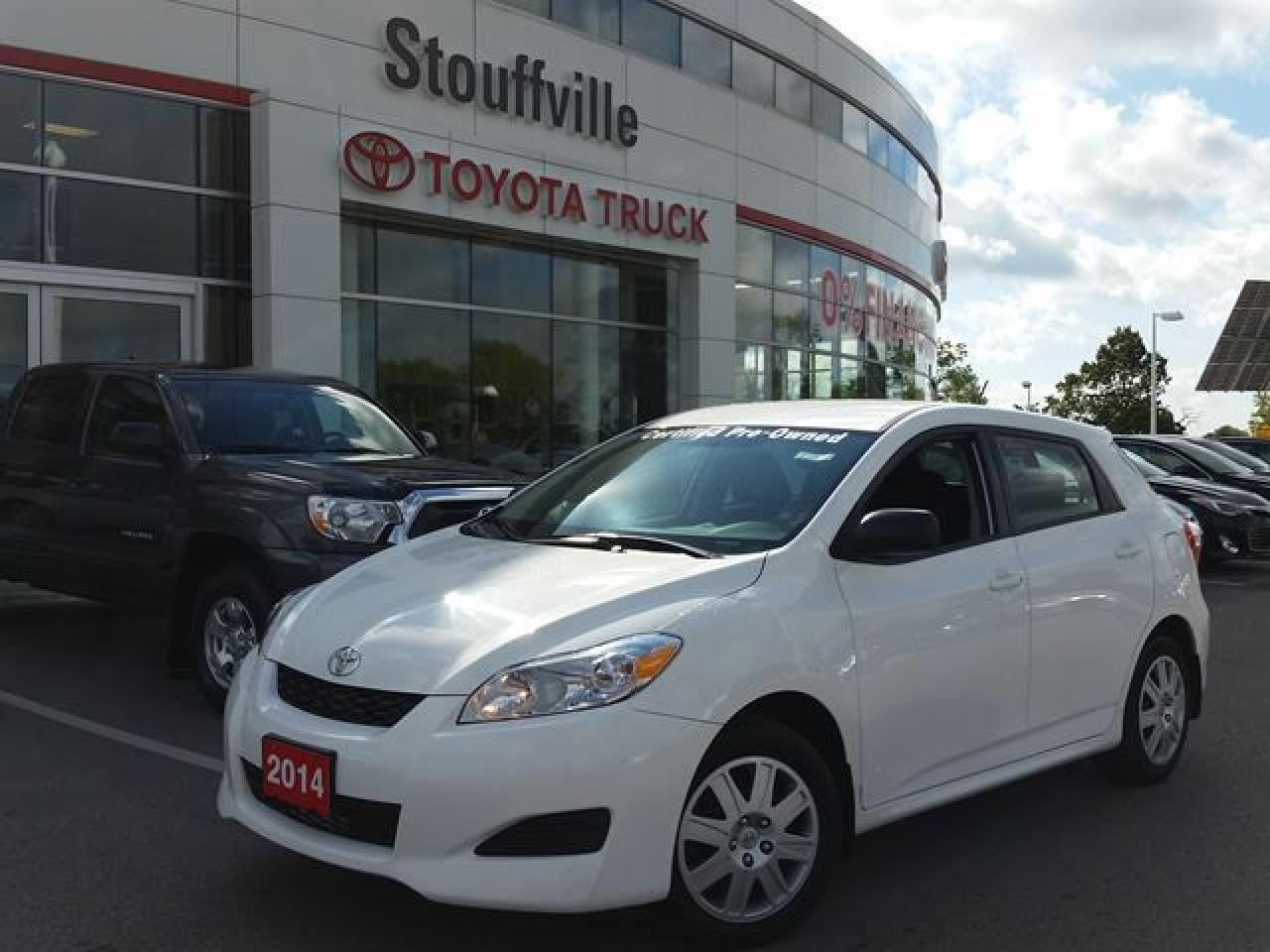 Used 2014 Toyota Matrix **FURTHER REDUCED FOR FINAL CLEARANCE** LAST ONE LEFT!!! - SAVE $$$ OVER NEW - ACCIDENT-FREE - DEALER CERTIFIED - CLICK FOR MORE DETAILS! for sale in Stouffville, ON