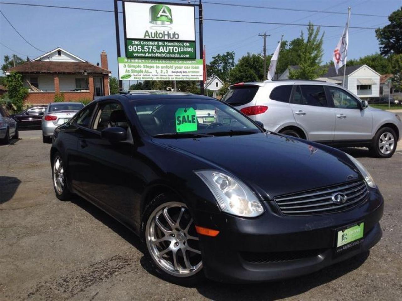Used 2006 Infiniti G35 COUPE-NAVIGATION-LEATHER-SUNROOF for sale in Hamilton, ON