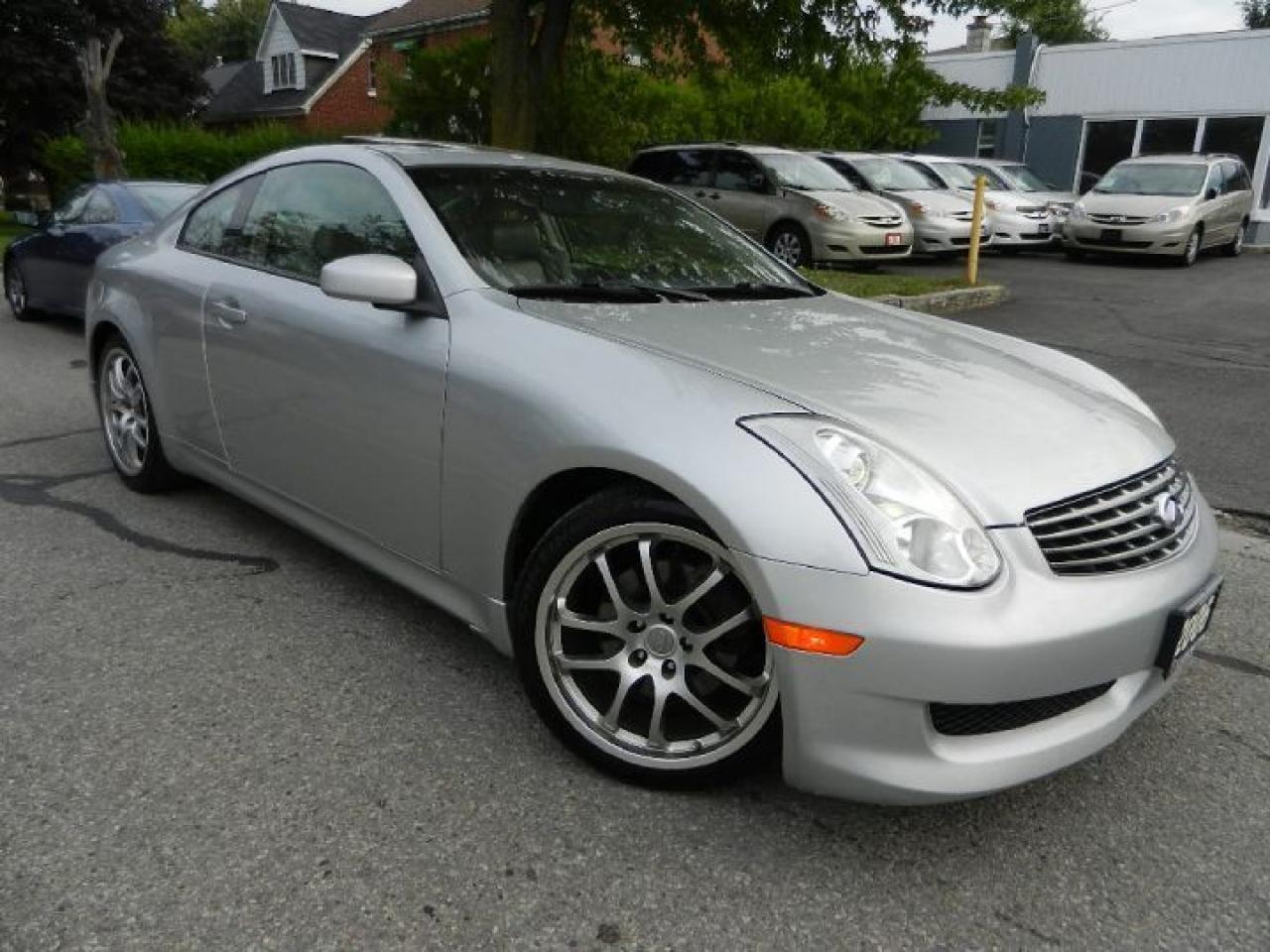 Used 2006 Infiniti G35 SPORT - AERO PACKAGE / 6 SPEED MT / LEATHER.ROOF for sale in Selkirk, MB