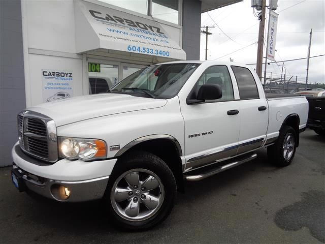 Used 2005 Dodge Ram 1500 Laramie Quad Cab 4x4, Leather, Sunroof for sale in Langley, BC