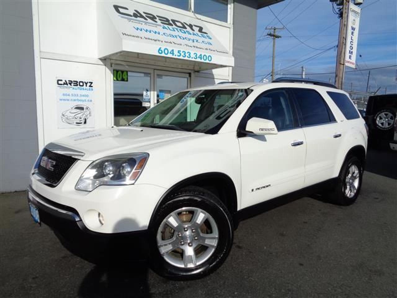 Used 2008 GMC Acadia SLT AWD w/ DVD, Leather, Heated Seats for sale in Langley, BC