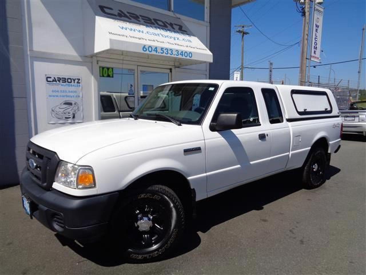 Used 2008 Ford Ranger Super Cab 4x4, Automatic, A/C for sale in Langley, BC