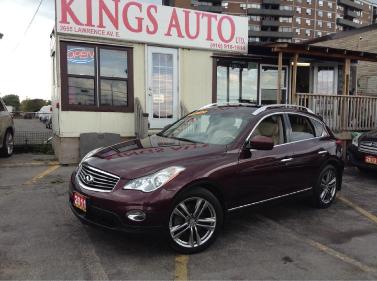 Used 2011 Infiniti EX35 Tech Pkg, navigation, back-up and side view camera for sale in North York, ON
